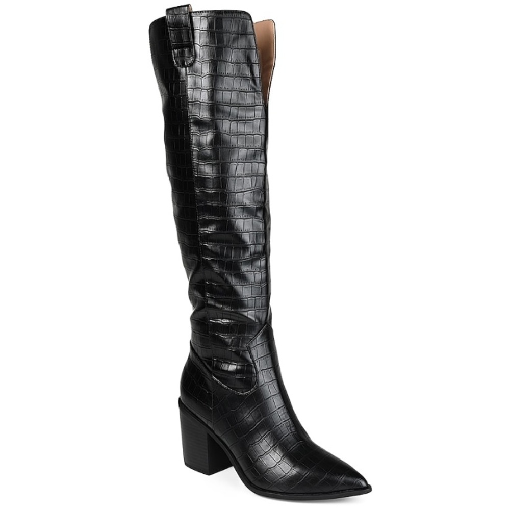 JOURNEE COLLECTION Black Therese Boots